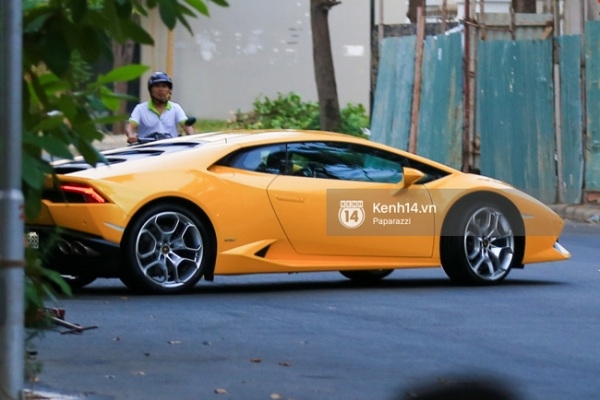 Chiếc Lamborghini Hurracan mới nhất được cho l&agrave; của Cường Đ&ocirc; la. Ảnh: k&ecirc;nh 14.