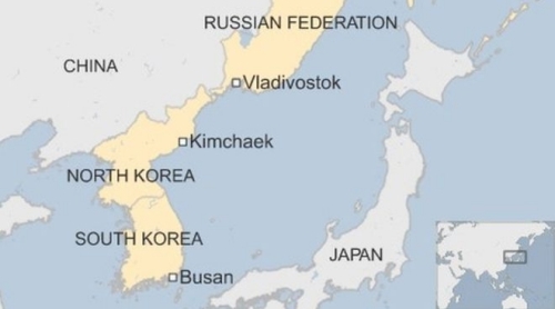 Triều Ti&ecirc;n bắt giữ t&agrave;u Nga tại cảng Kimchaek khi đang tr&ecirc;n đường trở về Vlapostok. (Ảnh: BBC)