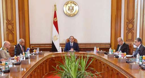 Tổng thống Ai Cập&nbsp;Abdul Fattah al-Sisi chủ tr&igrave;&nbsp;cuộc họp của Hội đồng An ninh Quốc gia để thảo luận về vụ mất t&iacute;ch của m&aacute;y bay&nbsp;EgyptAir (Ảnh:&nbsp;BBC).