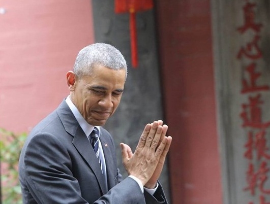 To&agrave;n cảnh ng&agrave;y l&agrave;m việc đầu ti&ecirc;n của Tổng thống Obama tại TP Hồ Ch&iacute; Minh