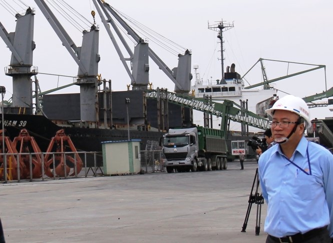 Hệ thống bến cảng của Formosa để nhập, xuất h&agrave;ng h&oacute;a (Ảnh: Văn Định).
