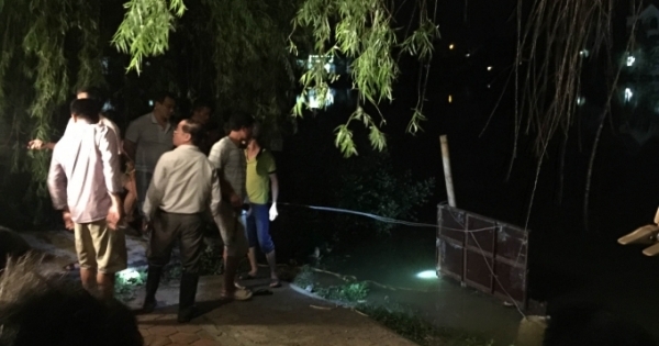 Hà Nam: Ông nội mắc kẹt trong cống thoát nước khi nhảy xuống hồ cứu cháu gái