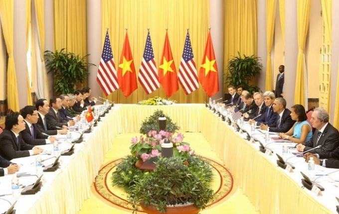 Cuộc hội đ&agrave;m giữa Chủ tịch nước Trần Đại Quang v&agrave; Tổng thống Barack Obama đạt nhiều kết quả tốt đẹp.