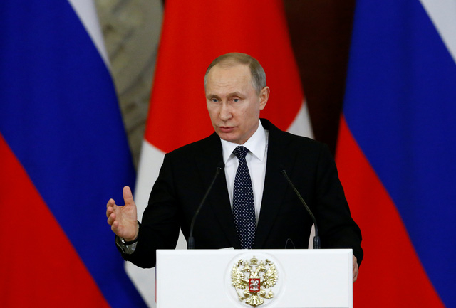 Tổng thống Vladimir Putin. (Ảnh: Reuters)
