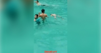 Clip: Cậu bé đuối nước trước hàng chục người mà không ai biết