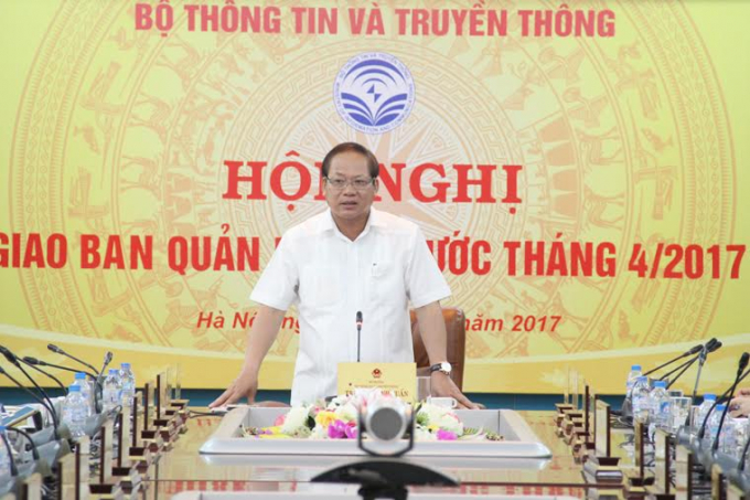 Bộ trưởng TT&amp;amp;amp;TT Trương Minh Tuấn.