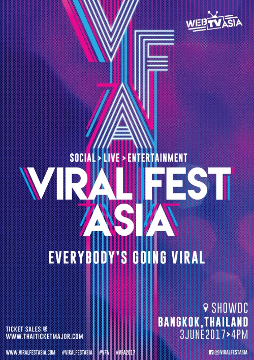 Poster của Viral Fest Asia 2017.