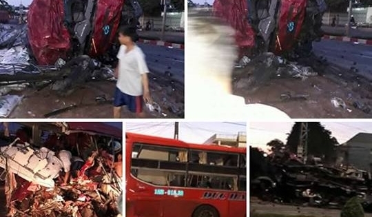 Gia Lai: Tai nạn thảm khốc khiến 10 người chết, rất nhiều người bị thương