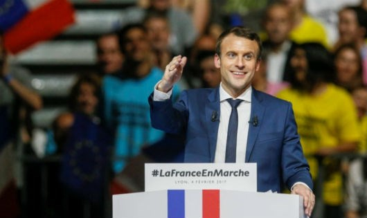 T&acirc;n tổng thống Ph&aacute;p Emmanuel Macron.