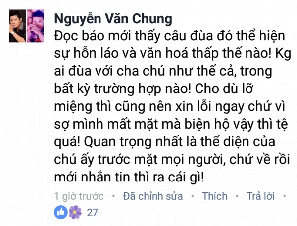 Nhạc sĩ Nguyễn Văn Chung. Ảnh: Saostar