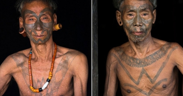 Mật mã đáng sợ trên da của thổ dân săn đầu người ở Ấn Độ