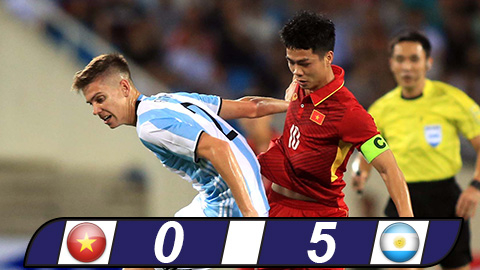 Thua Argentina 0- 5: Tuyển U22 Việt Nam học được g&igrave;?