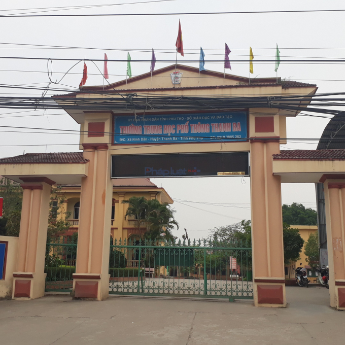 Trường THPT Thanh Ba.