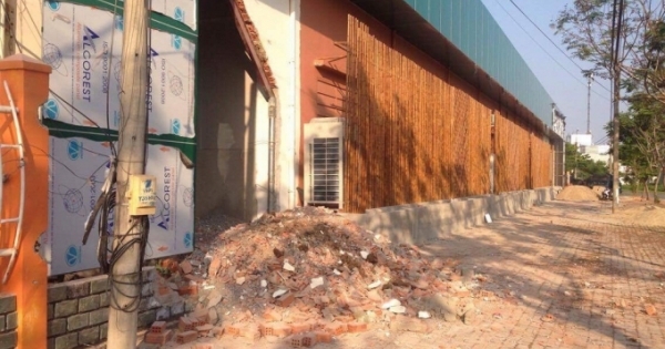 Đà Nẵng: Tiến hành tháo dỡ khu nhà xây dựng trái phép tại quận Cẩm Lệ