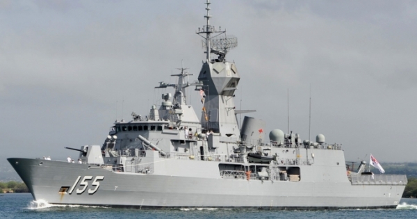 Tàu khu trục hải quân Australia HMAS Ballarat chuẩn bị ghé thăm Đà Nẵng