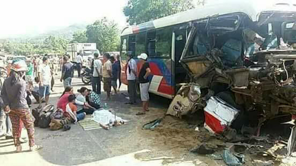 Vụ tai nạn khiến ch&aacute;u Phạm Anh Thư tử vong tại chỗ - Ảnh: VTC
