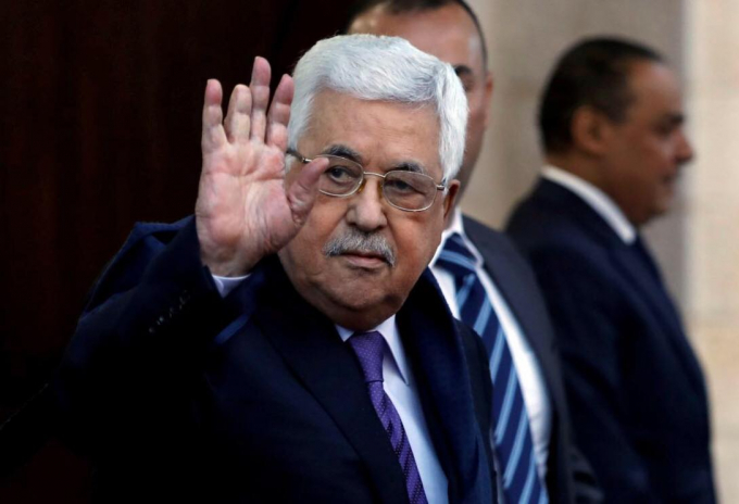 Chủ tịch Ủy ban điều h&agrave;nh của Tổ chức Giải ph&oacute;ng Palestine (PLO) Mahmoud Abbas. ẢNH: REUTERS