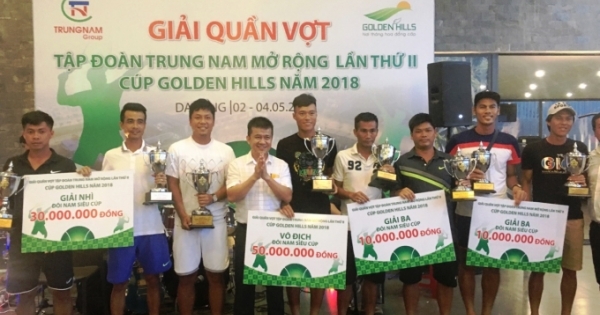Các tay vợt Đà Nẵng thống trị Giải quần vợt Trung Nam mở rộng