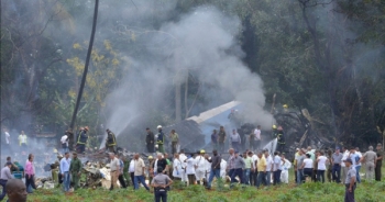 Rơi máy bay chở khách ở Cuba, hơn 100 người chết
