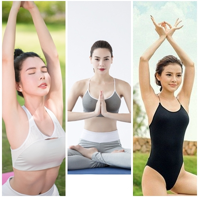 Angela Phương Trinh, Trà Ngọc Hằng, Huỳnh Vy sở hữu vóc dáng khỏe khoắn nhờ yoga
