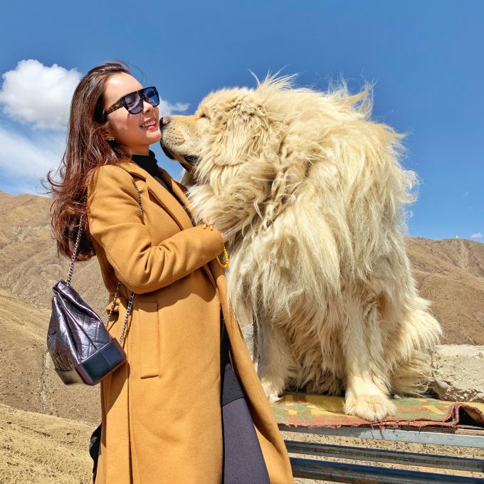 Cô có nhiều trải nghiệm thú vị ở Tây Tạng.
