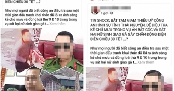 Triệu tập cô gái tung tin Thiếu úy công an Thái Nguyên chủ mưu sát hại nữ sinh giao gà ở Điện Biên