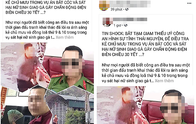 Triệu tập cô gái tung tin Thiếu úy công an Thái Nguyên chủ mưu sát hại nữ sinh giao gà ở Điện Biên