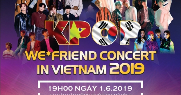 Dàn sao Hàn đổ bộ Đại nhạc hội We * Friend Concert in Vietnam 2019