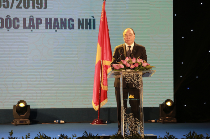 Thủ tướng Nguyễn Xuân Phúc ghi nhận, đánh giá cao những thành tích và nỗ lực cống hiến của Đoàn Bay 919 trong 60 năm xây dựng và phát triển.