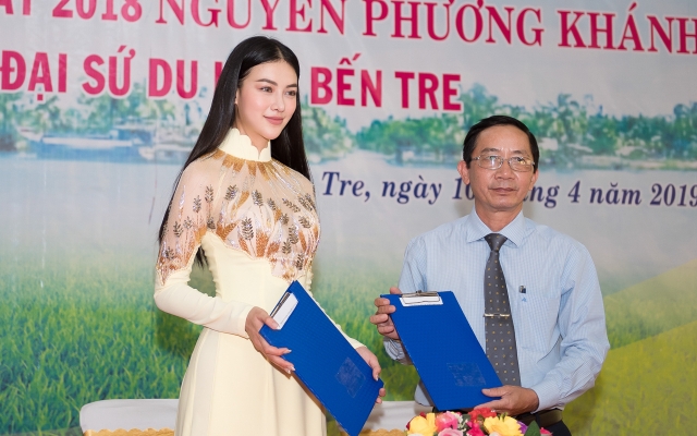 Không chỉ nhan sắc thăng hạng, Hoa hậu Phương Khánh còn “thăng hoa” trong sự nghiệp với vai trò mới