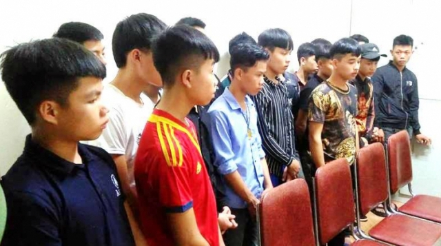 Nghệ An: Đi đánh ghen giúp bạn, 19 thanh niên bị bắt giữ
