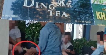 Clip tụ tập đánh bài ăn tiền tại quán trà sữa Ding Tea?