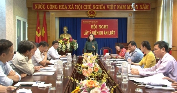 Bà Rịa - Vũng Tàu: Hội nghị lấy ý kiến về một số Dự án Luật