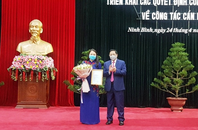 Bộ Chính trị bổ nhiệm bà Nguyễn Thị Thu Hà giữ chức Bí thư tỉnh ủy Ninh Bình