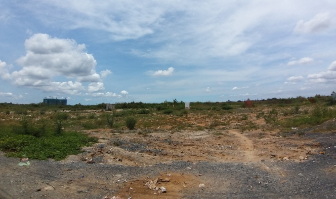 Một phần khu đất tại Dự án KCN Phong Phú - nơi đang xảy ra nhiều lùm xùm trong thời gian qua.