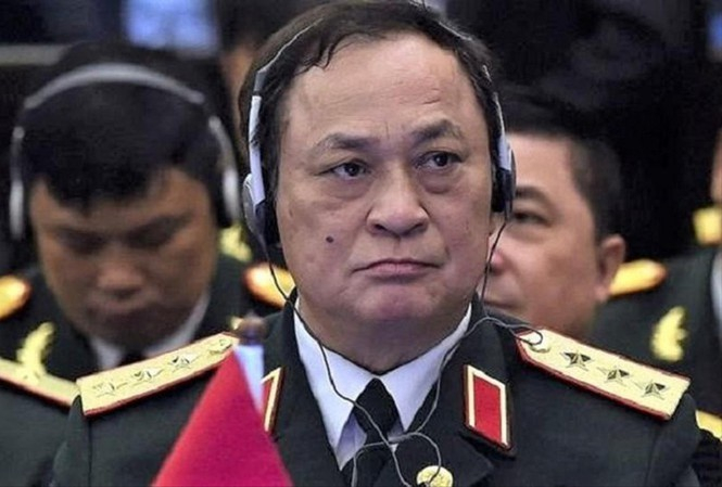 Bị cáo Nguyễn Văn Hiến - cựu Thứ trưởng Bộ Quốc phòng.
