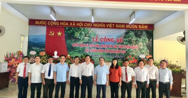 Tuyên Quang: Công bố xã đạt chuẩn NTM nhờ Bộ NN&PTNT hỗ trợ