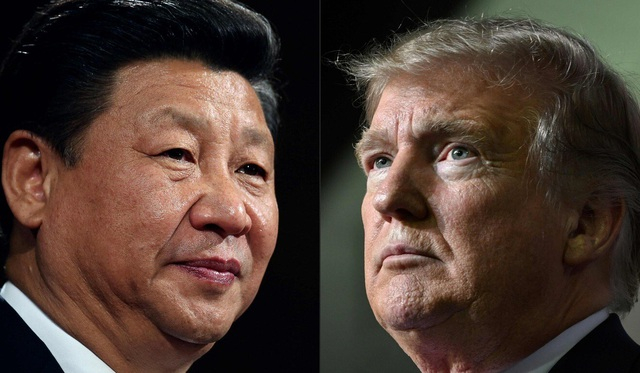 Chủ tịch Trung Quốc Tập Cận Bình (trái) và Tổng thống Mỹ Donald Trump (Ảnh: AFP)