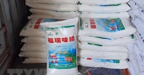Hơn 1 tấn mỳ chính giả được nhập khẩu từ Trung Quốc về chưa kịp đi tiêu thụ thì bị bắt giữ