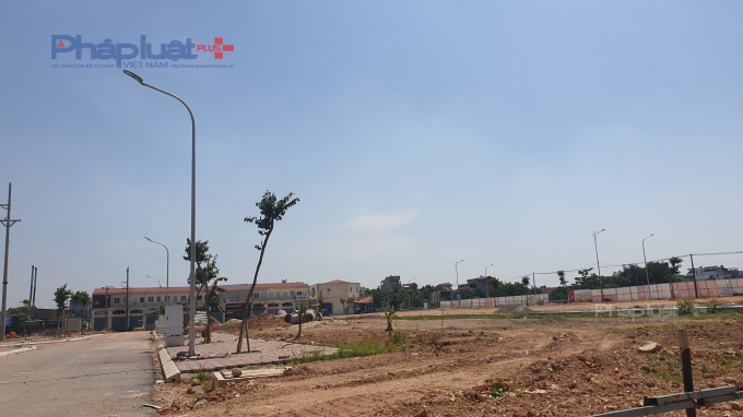 Một góc dự án Khu dân cư số 6, huyện Việt Yên, Bắc Giang.