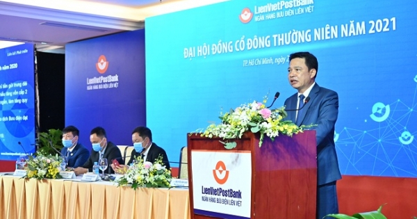 LienVietPostBank chia cổ tức 12%, bầu ông Nguyễn Đức Thụy vào Hội đồng quản trị