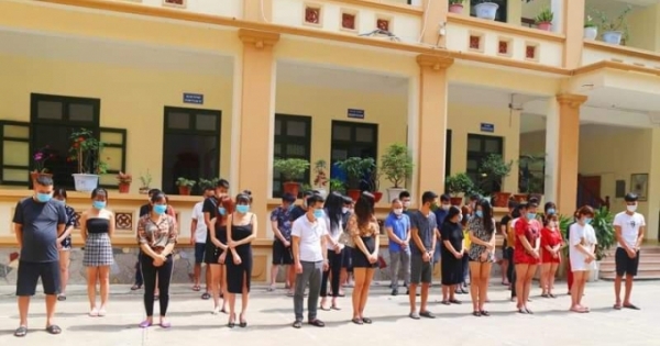 Bắc Ninh: Bắt quả tang 33 thanh niên tụ tập sử dụng trái phép chất ma túy
