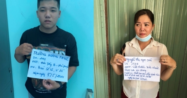 An Giang: Bắt quả tang 2 đối tượng bán số đề tại Thoại Sơn