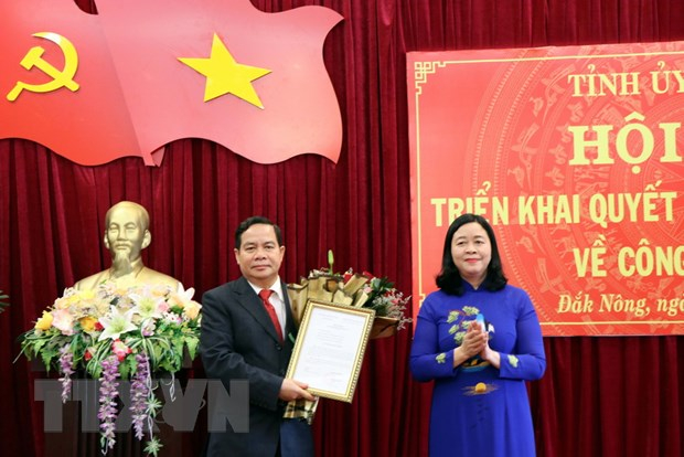 Bộ Chính trị công bố quyết định nhân sự ở Đắk Nông