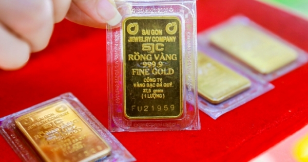 Giá vàng hôm nay 15/5: Đà giảm được chặn lại, giá vàng trở lại ngưỡng 56 triệu đồng.lượng
