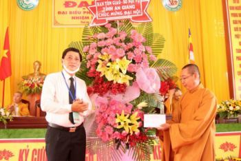 Đại hội Đại biểu Phật giáo huyện Thoại Sơn lần thứ VII, diễn ra thành công tốt đẹp