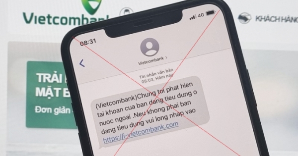 Vietcombank cảnh báo mạo danh tin nhắn ngân hàng lừa đảo khách hàng