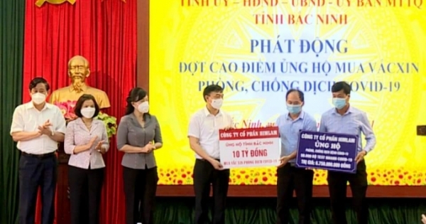 Bắc Ninh: Trong một buổi chiều, vận động hơn 75 tỷ đồng ủng hộ mua vaccine