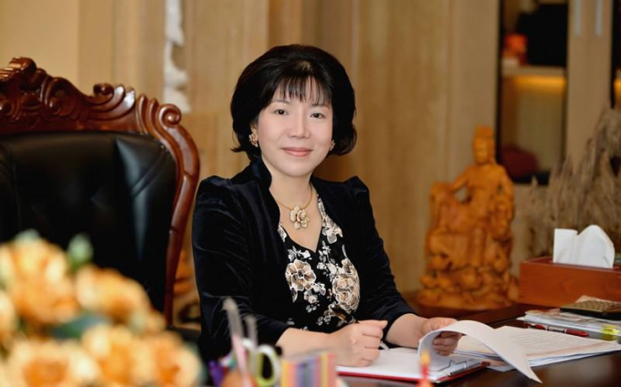 Bà Nguyễn Thị Thanh Nhàn thời điểm làm Chủ tịch AIC (ảnh: tư liệu)