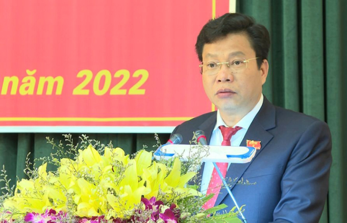 Ông Lưu Văn Trung, Phó Bí thư Tỉnh ủy, Chủ tịch HĐND tỉnh phát biểu bế mạc kỳ họp.